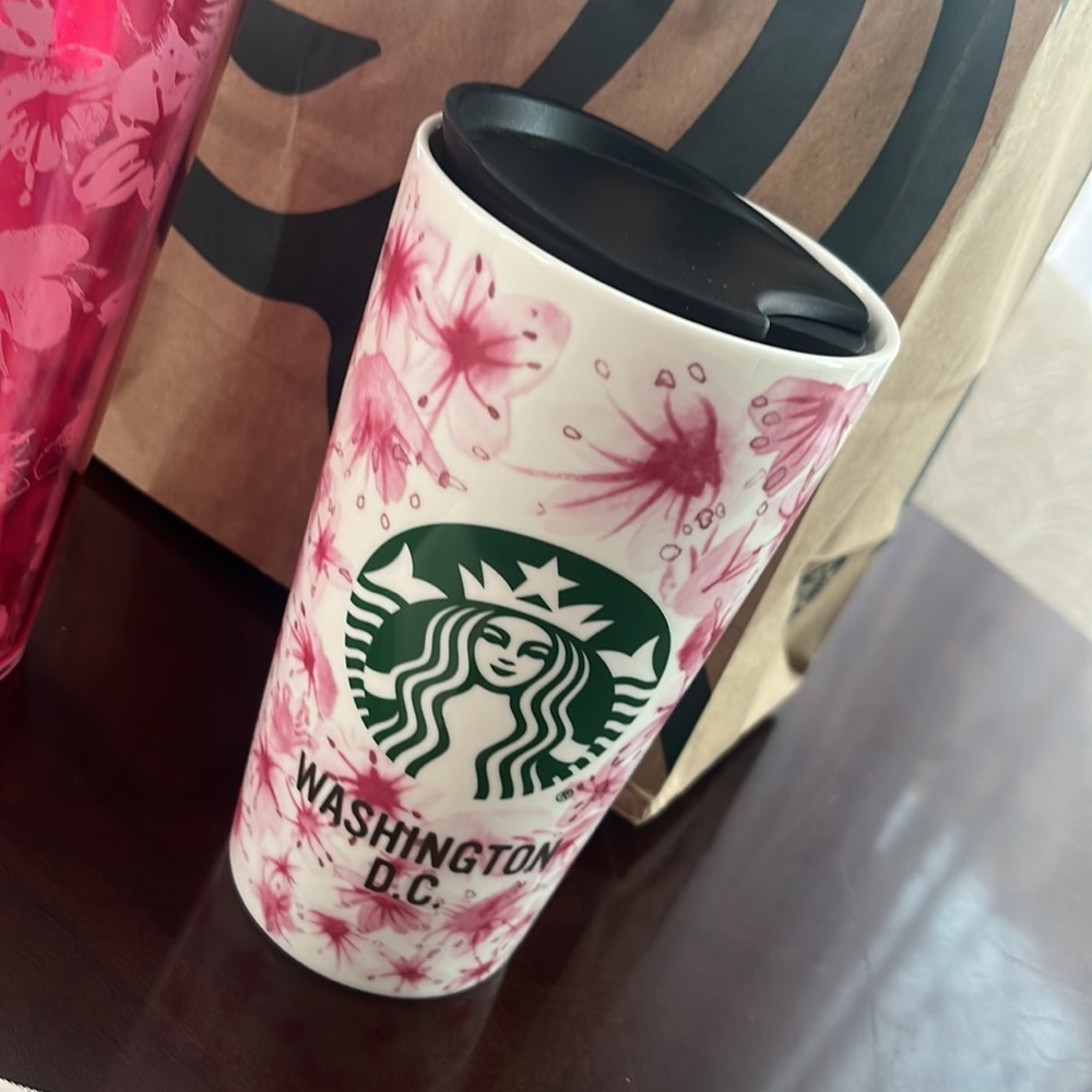 🌸 Starbucks Cherry Blossom 🌸 Ceramic Tumbler! Exclusive to the D.C. Area🌸